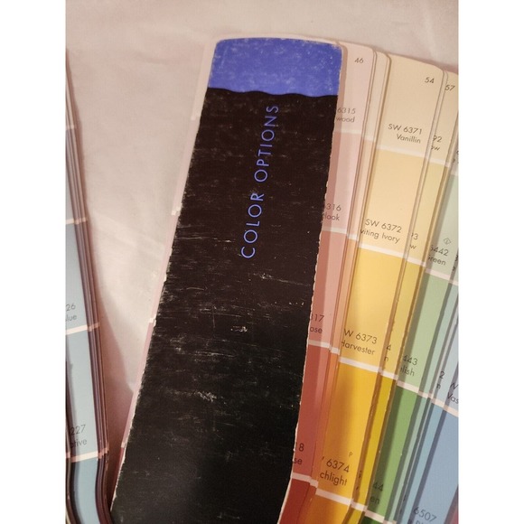 Sherwin Williams Color Fan Deck Paint Swatches Chips Book Samples 2001 - Picture 11 of 13